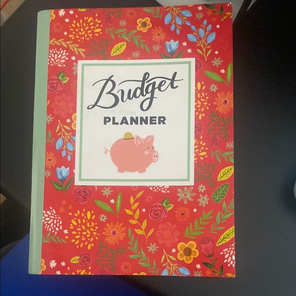Floral Red Budget Planner